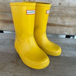 Hunter Rain Boots. Toddler 10